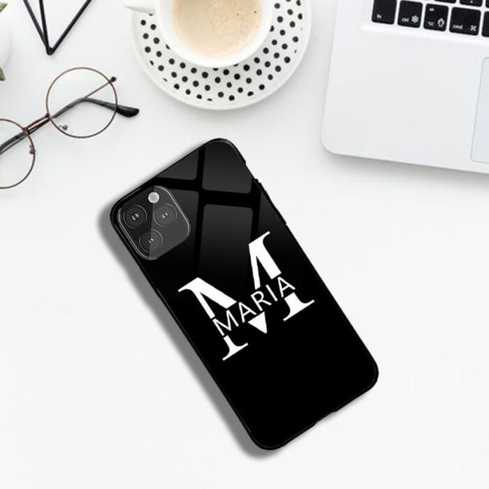 Initial Name Glossy Protective Case