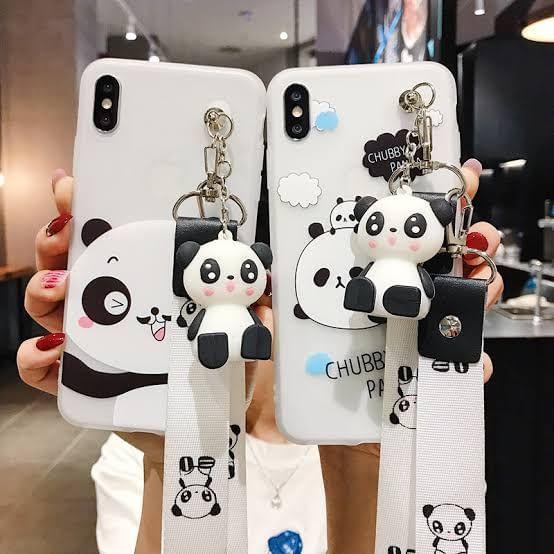 Hanging Keychain Cartoon Phone Cases