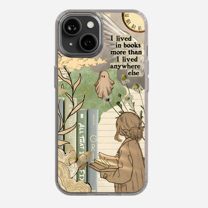 Live In Books Silicone Case