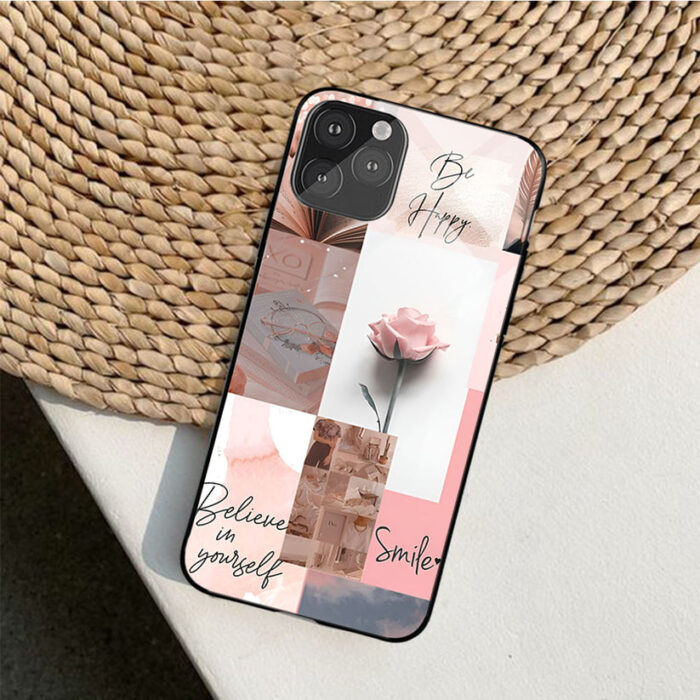 Positive Quotes Glossy Protective Case